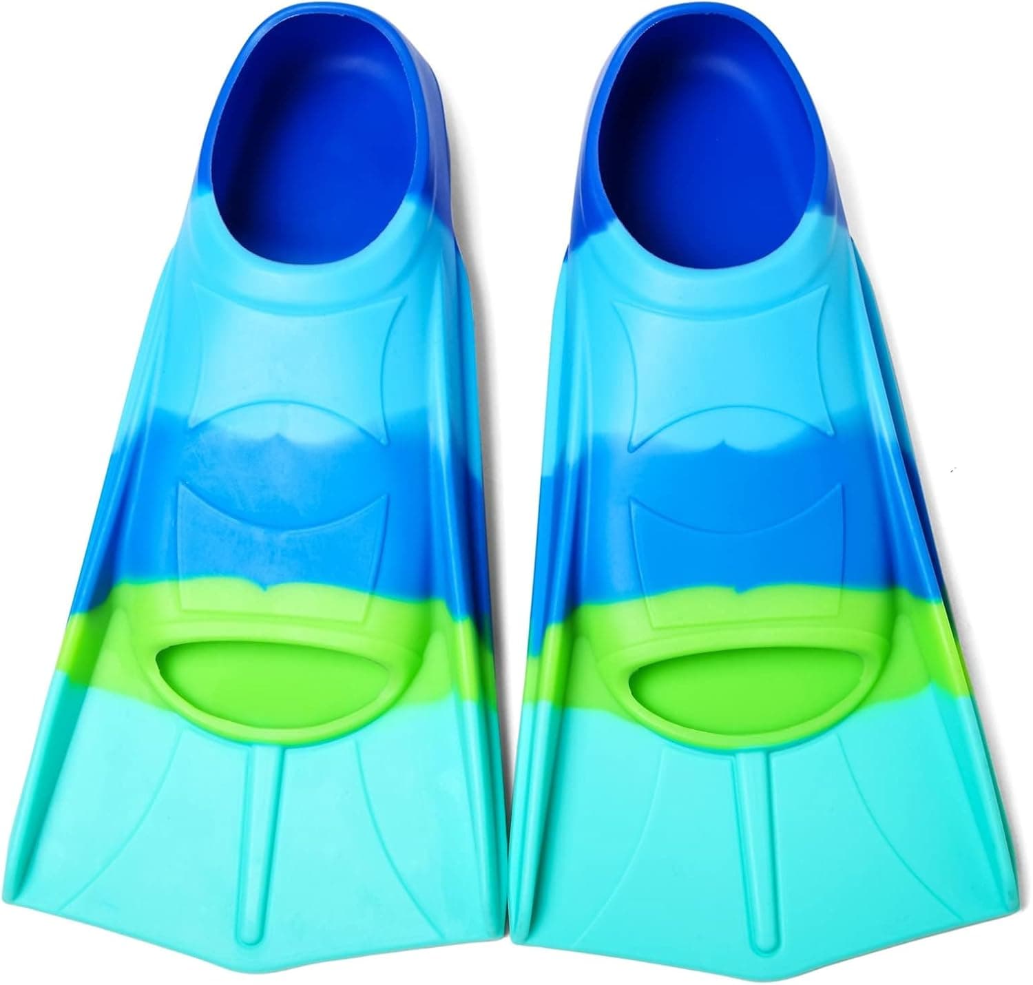 Palmes de natation à lame courte pour enfants (Azuunye)