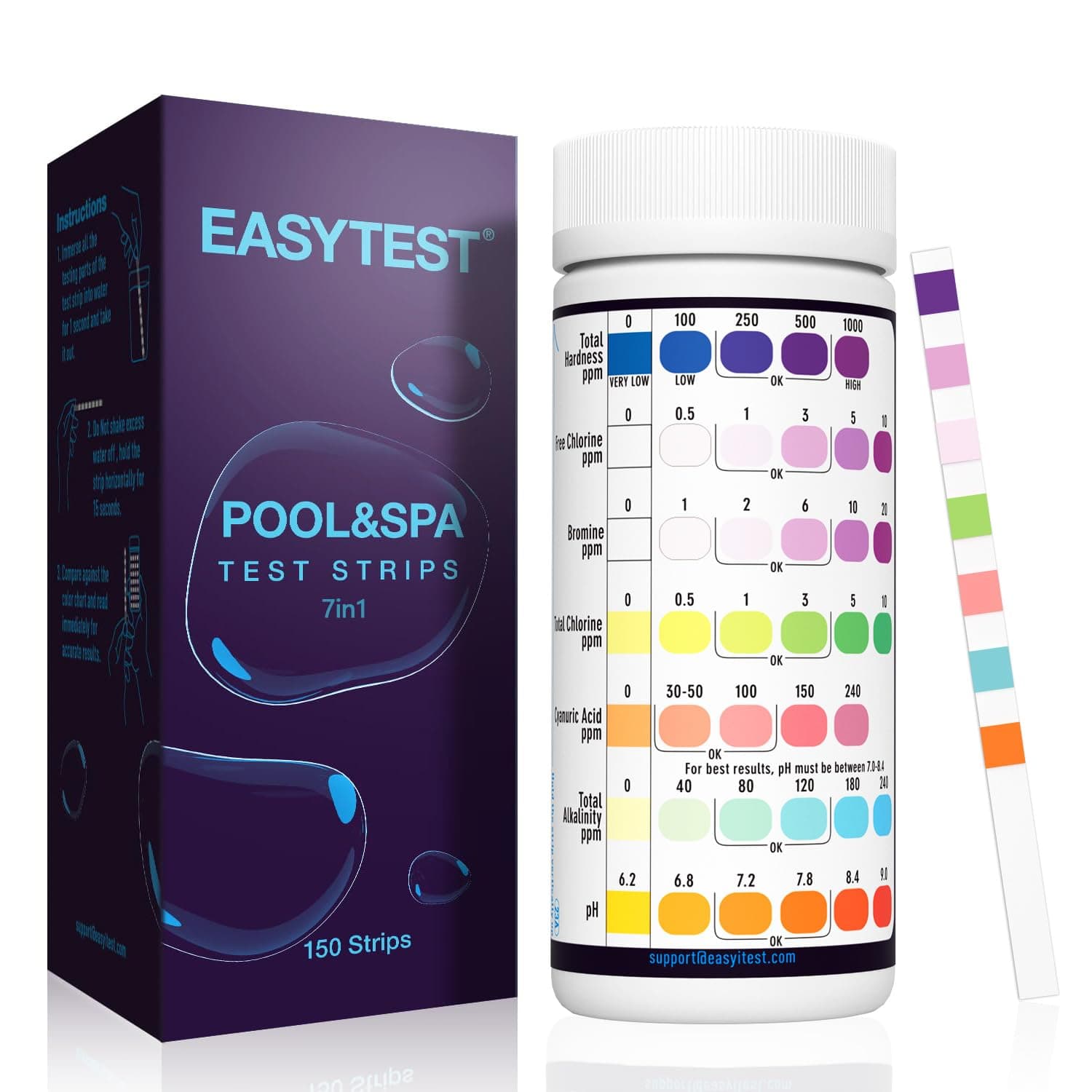 EASYTEST 7-en-1 (bandelettes)