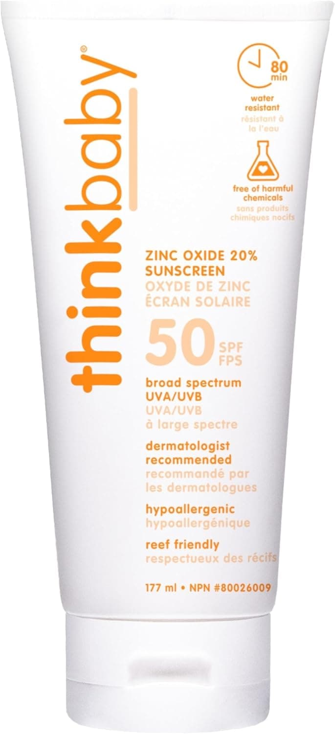 Crème solaire minérale FPS 50+ (Thinkbaby)